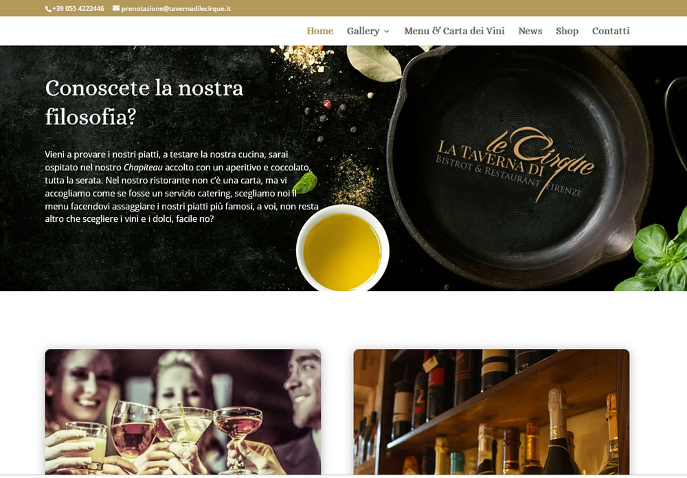 Il Sito della Taverna di Le Cirque